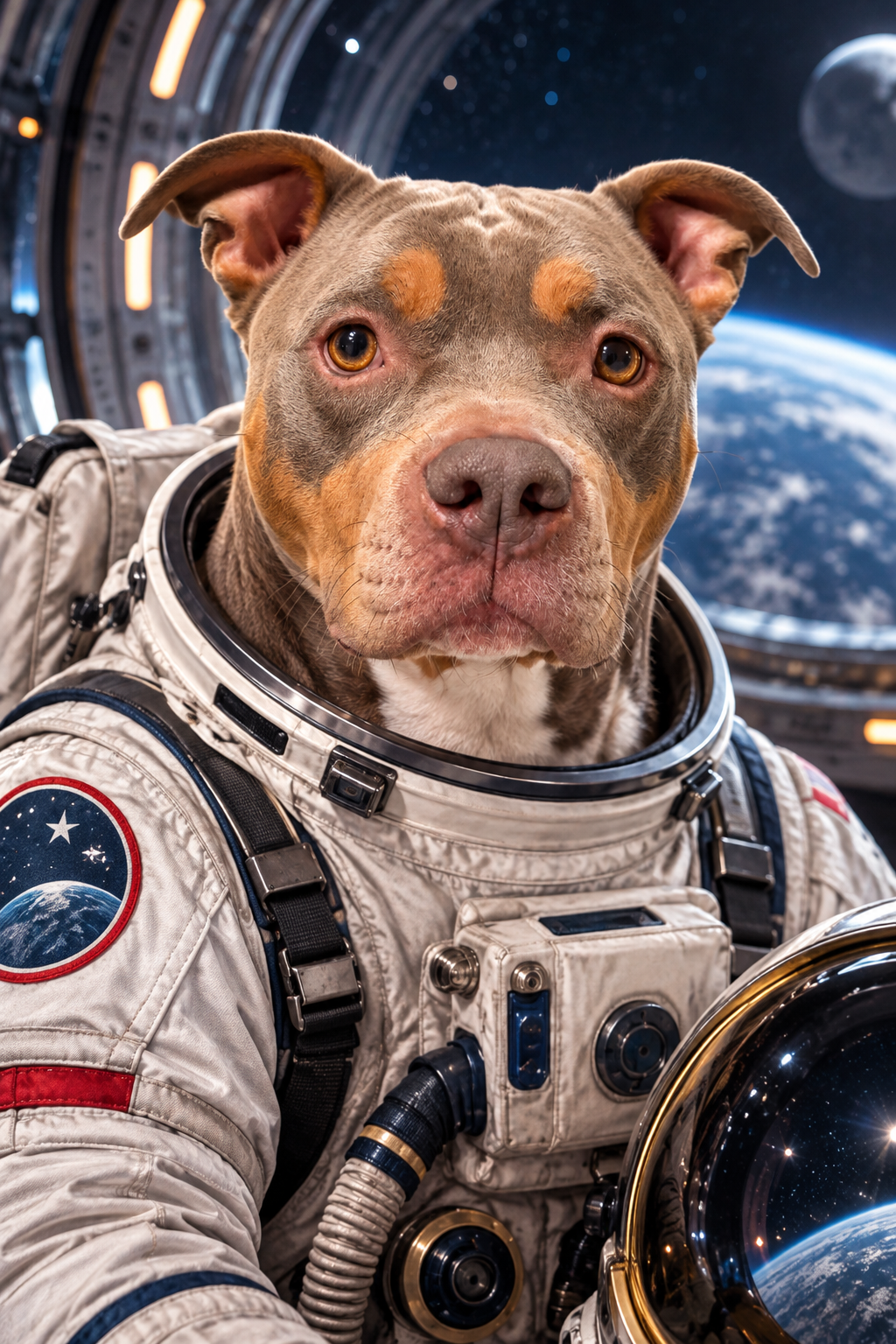 Portrait animal style Astronaute
